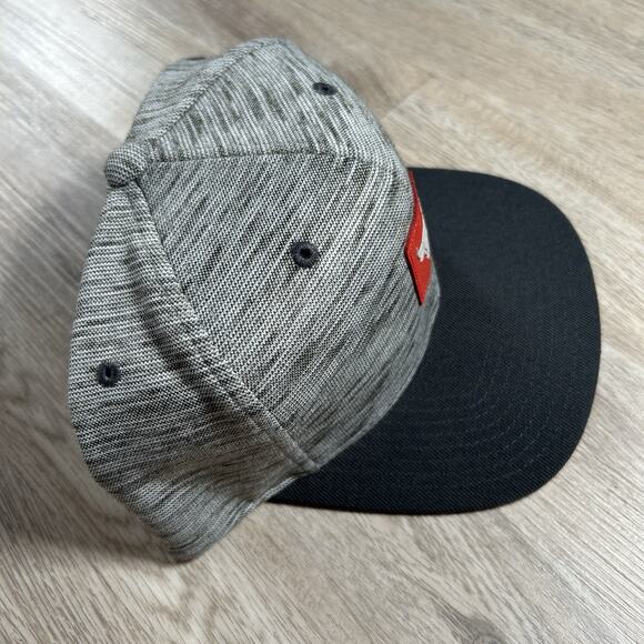 Mitchell & Ness Chicago Bulls Hat Snapback NBA Basketball Jordan Gray Black Cap - Picture 7 of 8